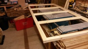 home made window frames